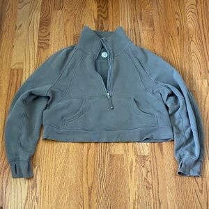 Lululemon Scuba Oversized Funnel Neck Half-Zip Rover Size M/L